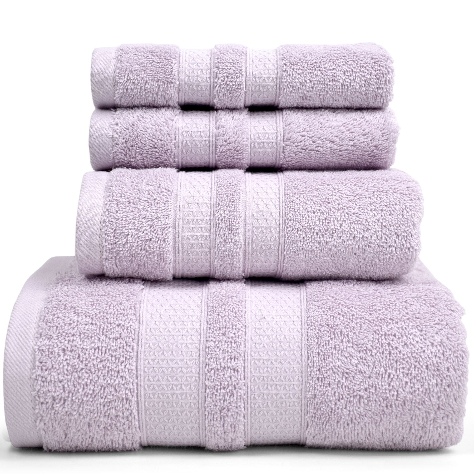 Cleanbear Cotton Hand Towel Set 6-Pack Hand Towels with Assorted Color