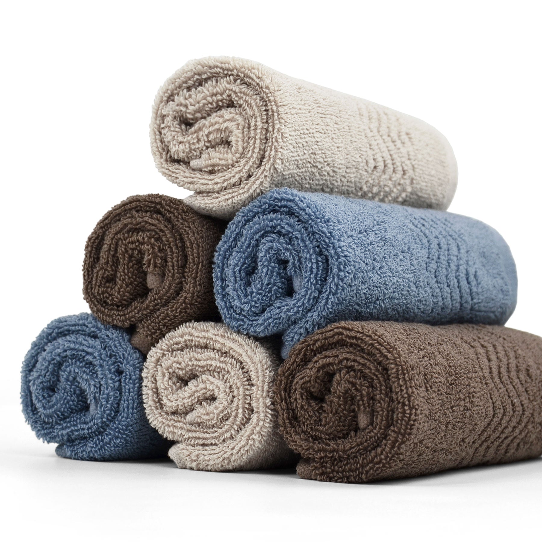 Cleanbear Cotton Hand Towel Set 6-Pack Ultra Soft Hand Towels with Assorted  Colo