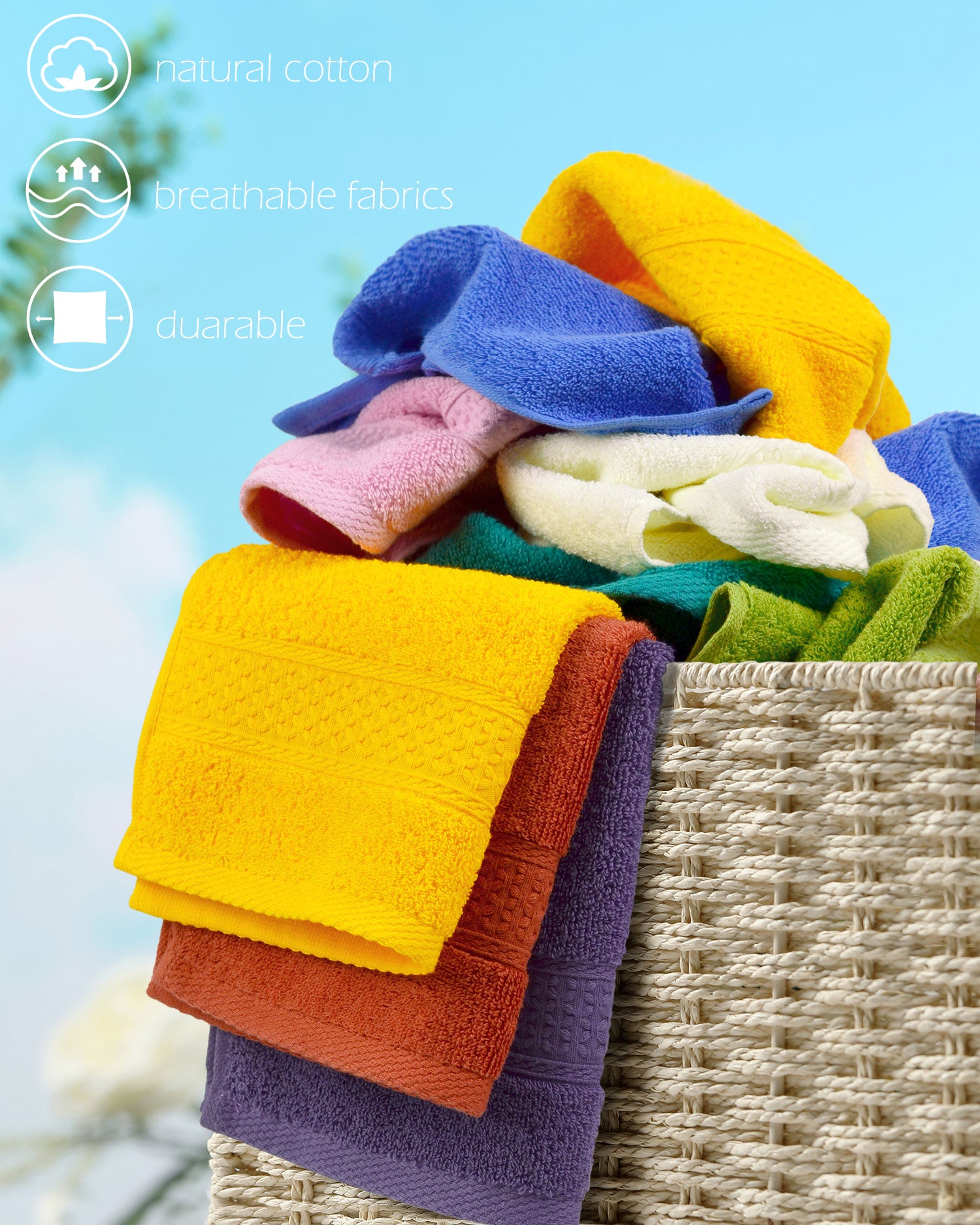 24 Wholesale 6 Pack Wash Cloths - at 